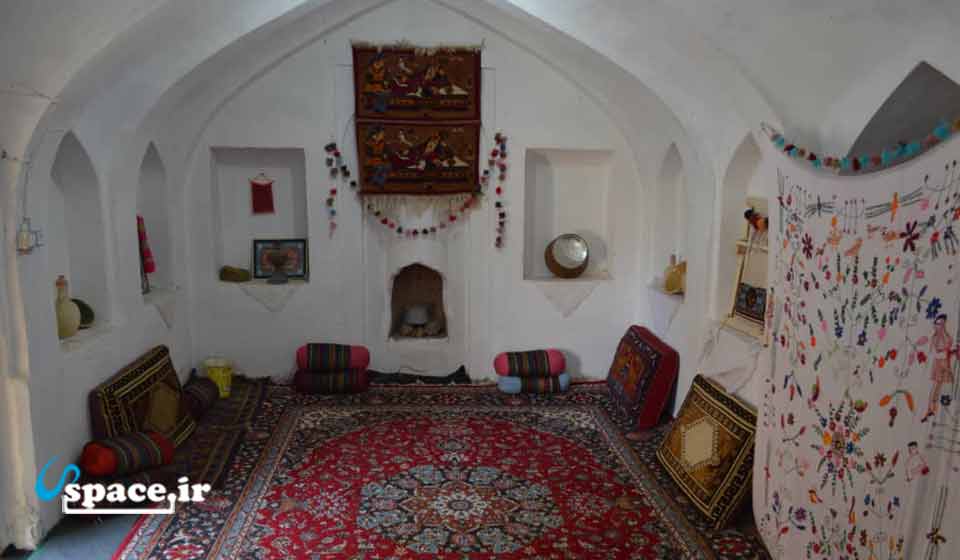 نمای داخلی اتاق های اقامتگاه بوم گردی ارگ سنگان - شهرستان خواف - شهر سنگان